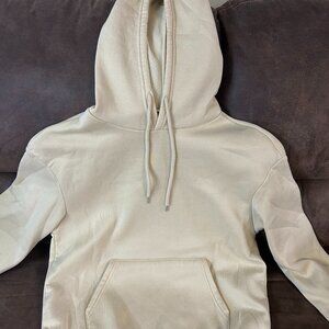 gold/cream SHEIN hoodie